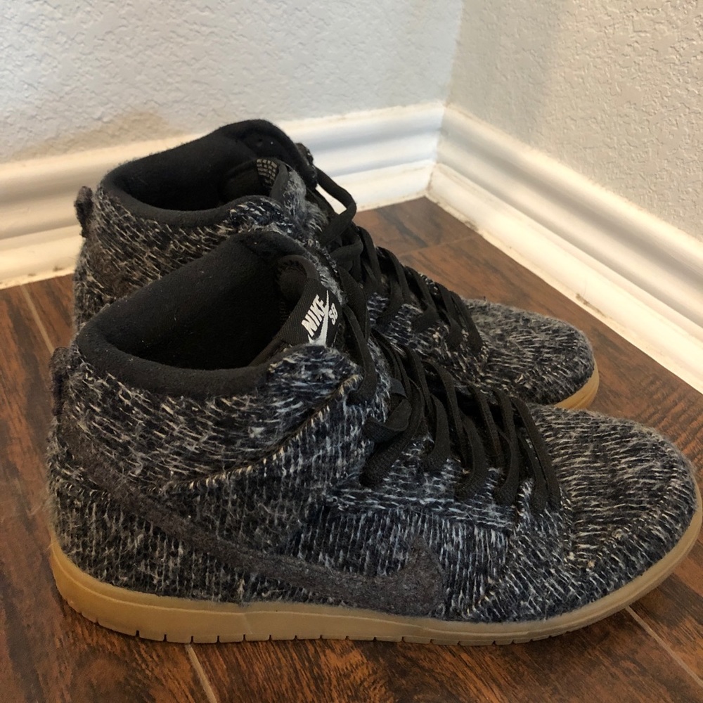 Nike SB Dunk High Pro Warmth Wool Fleece Size 13